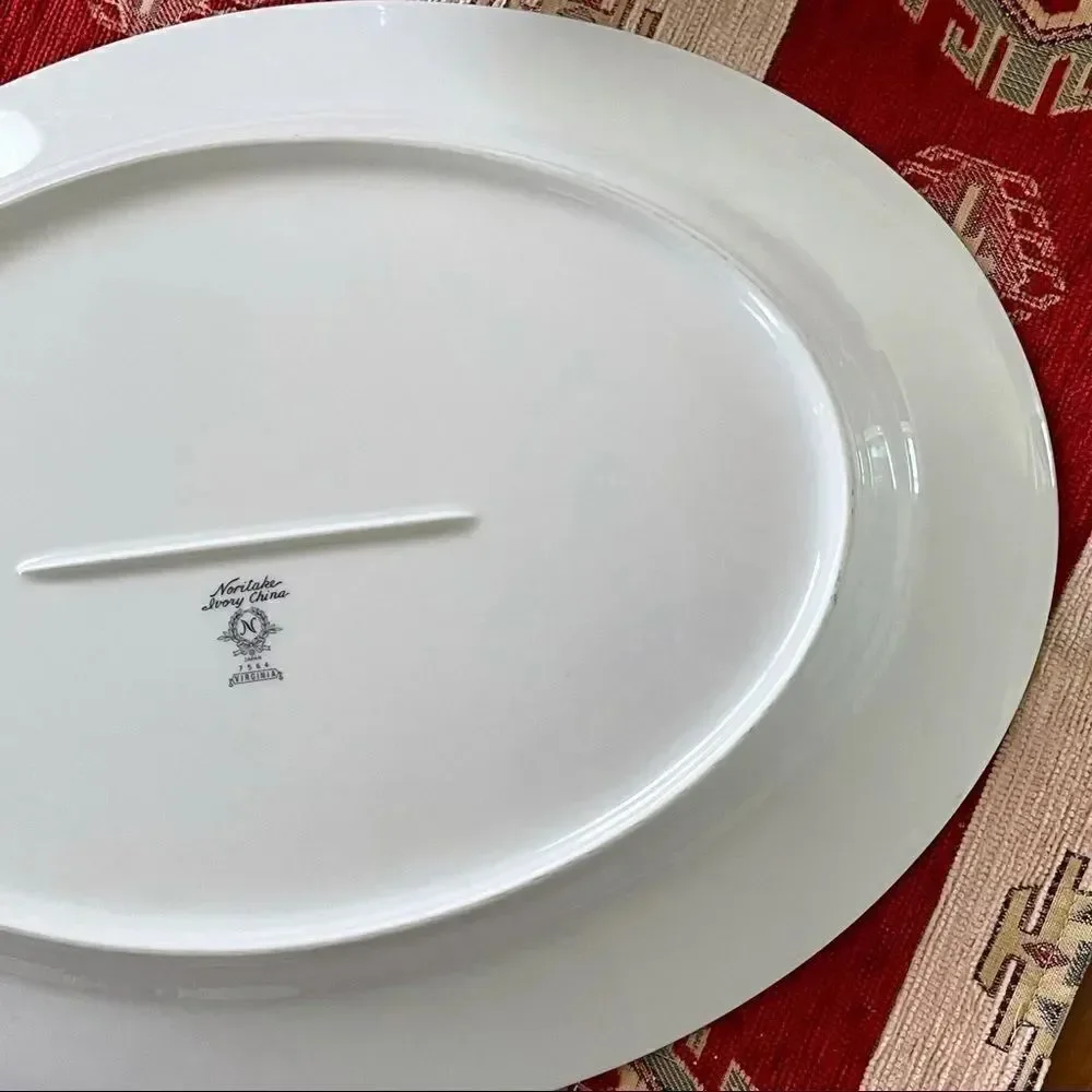 Noritake Ivory China Rare 7564 Virginia Platter